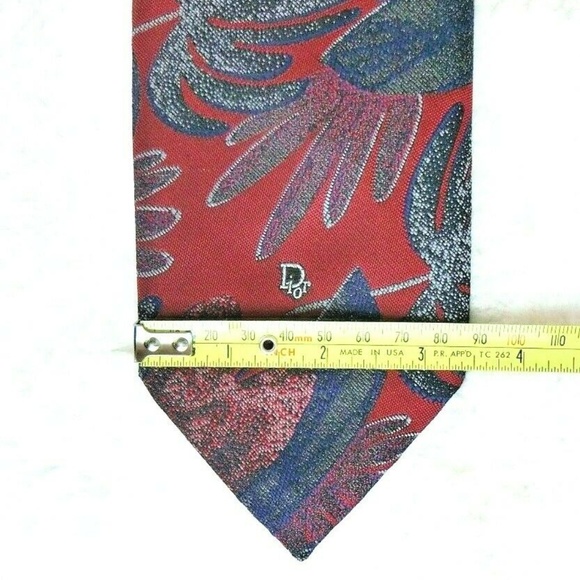 Vintage Christian Dior Silk & Silk Blend Tie Lot 4 - Picture 3 of 8